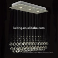3 luces mini vestíbulo lámpara colgante de cristal LED iluminación decorativa montaje